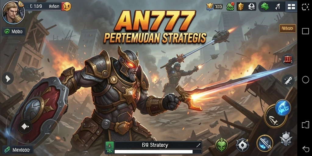 Tampilan antarmuka AN777 yang menawan dan intuitif untuk gameplay Strategy.