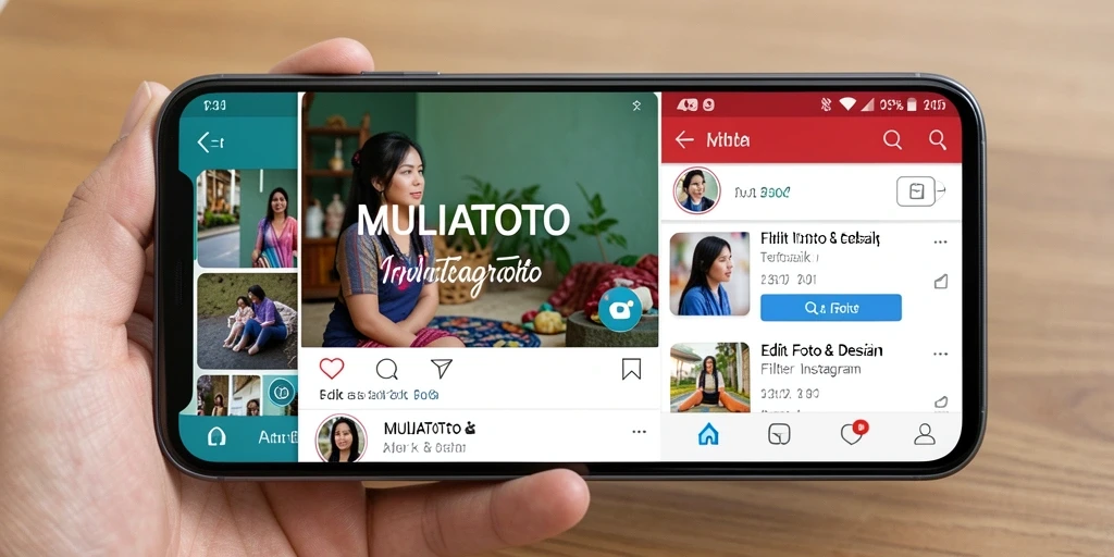 Tampilan antarmuka aplikasi MULIATOTO dengan fungsi editing yang user-friendly.