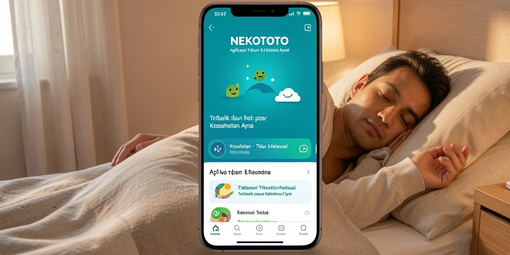 Antarmuka NEKOTOTO yang menenangkan untuk tidur dan relaksasi.