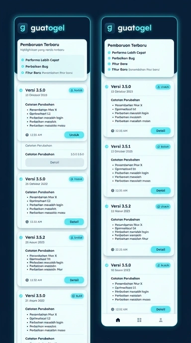 Riwayat Versi Aplikasi guatogel untuk Android